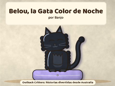 Portada de Belou, la Gata Color de Noche