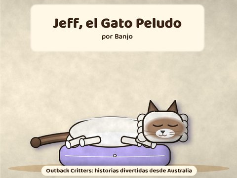 Portada de Jeff, el Gato Peludo