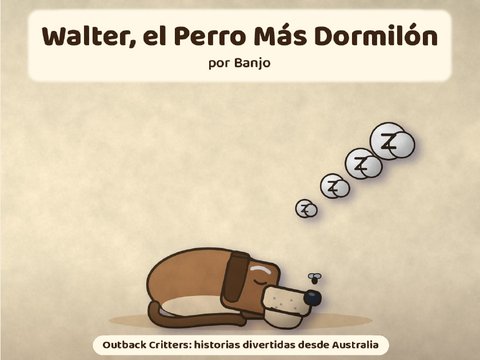 Portada de Walter, el Perro Más Dormilón
